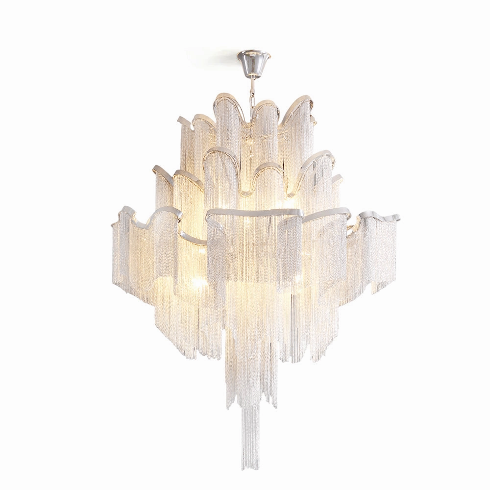 Fringe Chandelier flowerpot LED lamp