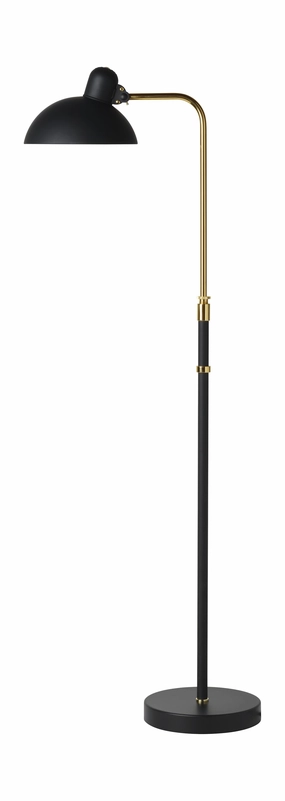 Fritz Hansen Kaiser Idell? 6580 F Floor Lamp, Black Matt/Brass garden LED light