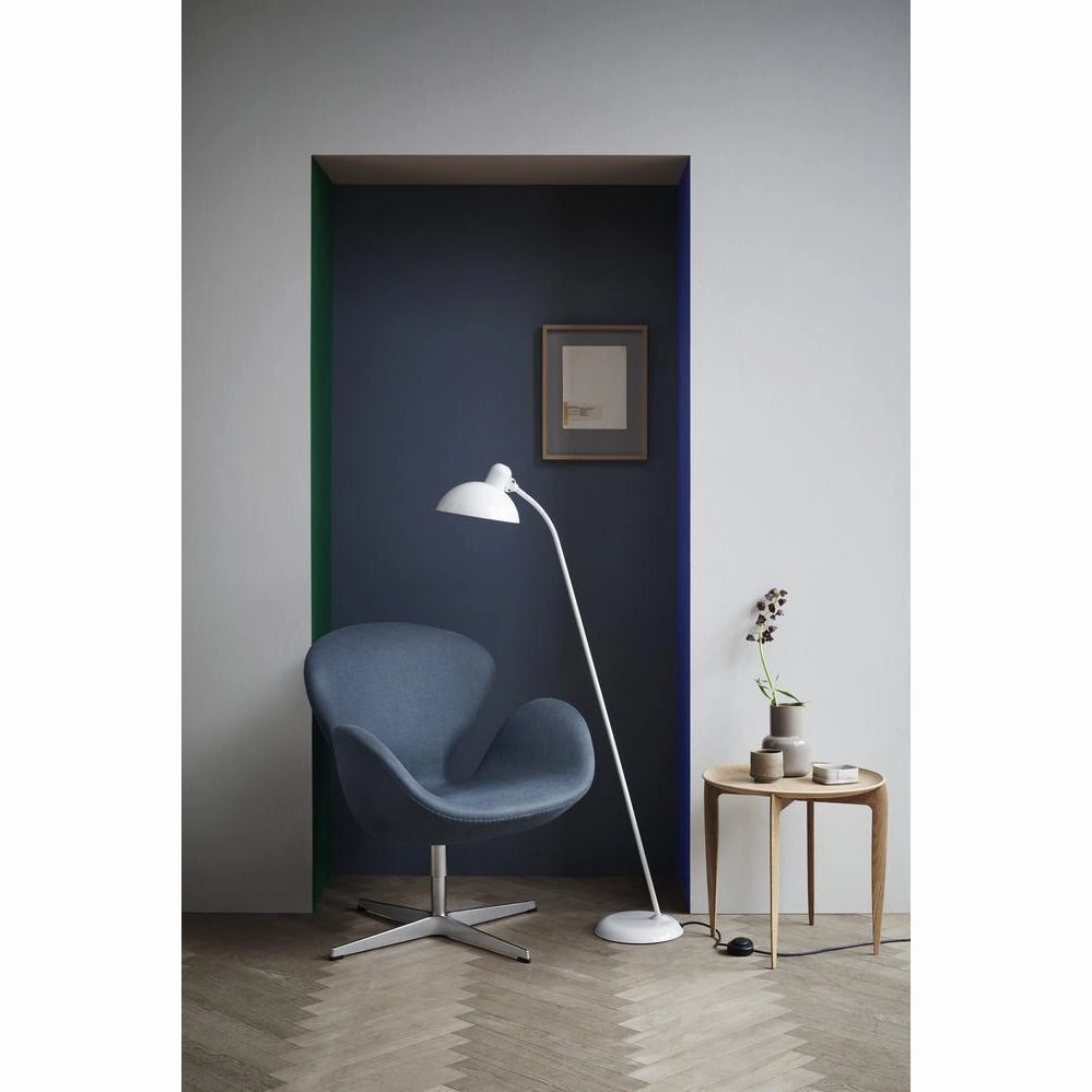 Fritz Hansen Kaiser Idell? Floor Lamp, Matt Schwarz