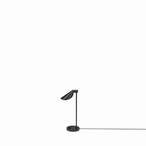 Fritz Hansen Ms022 Table Lamp, Black Pvd designer outdoor lamp
