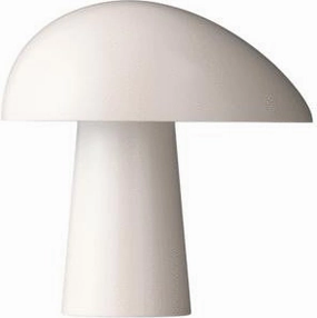Fritz Hansen Night Owl Table Lamp, Smokey White designer outdoor lamp