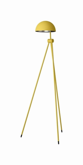 Fritz Hansen Radon Floor Lamp, Yellow garden LED light