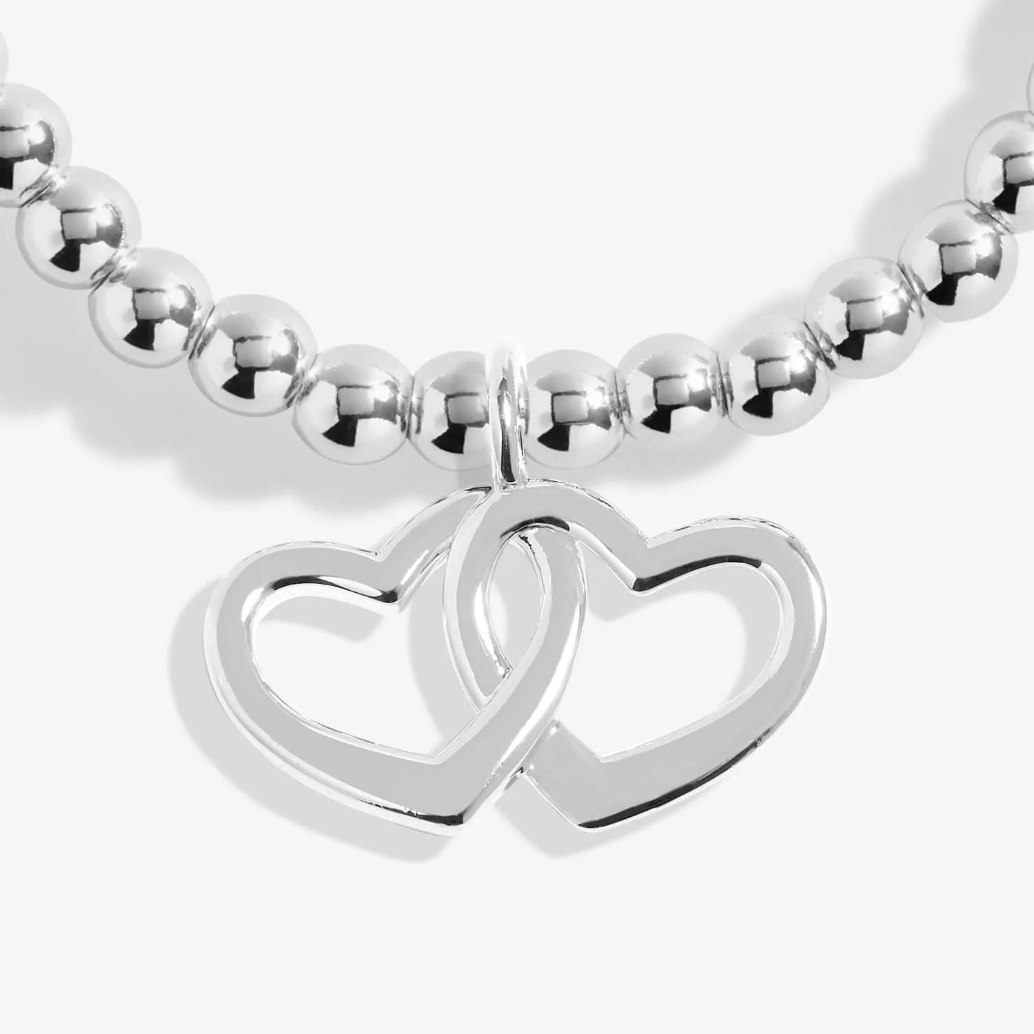 From The Heart Gift Box Friendship Silver Plated Bracelet 7679 Joma Jewellery