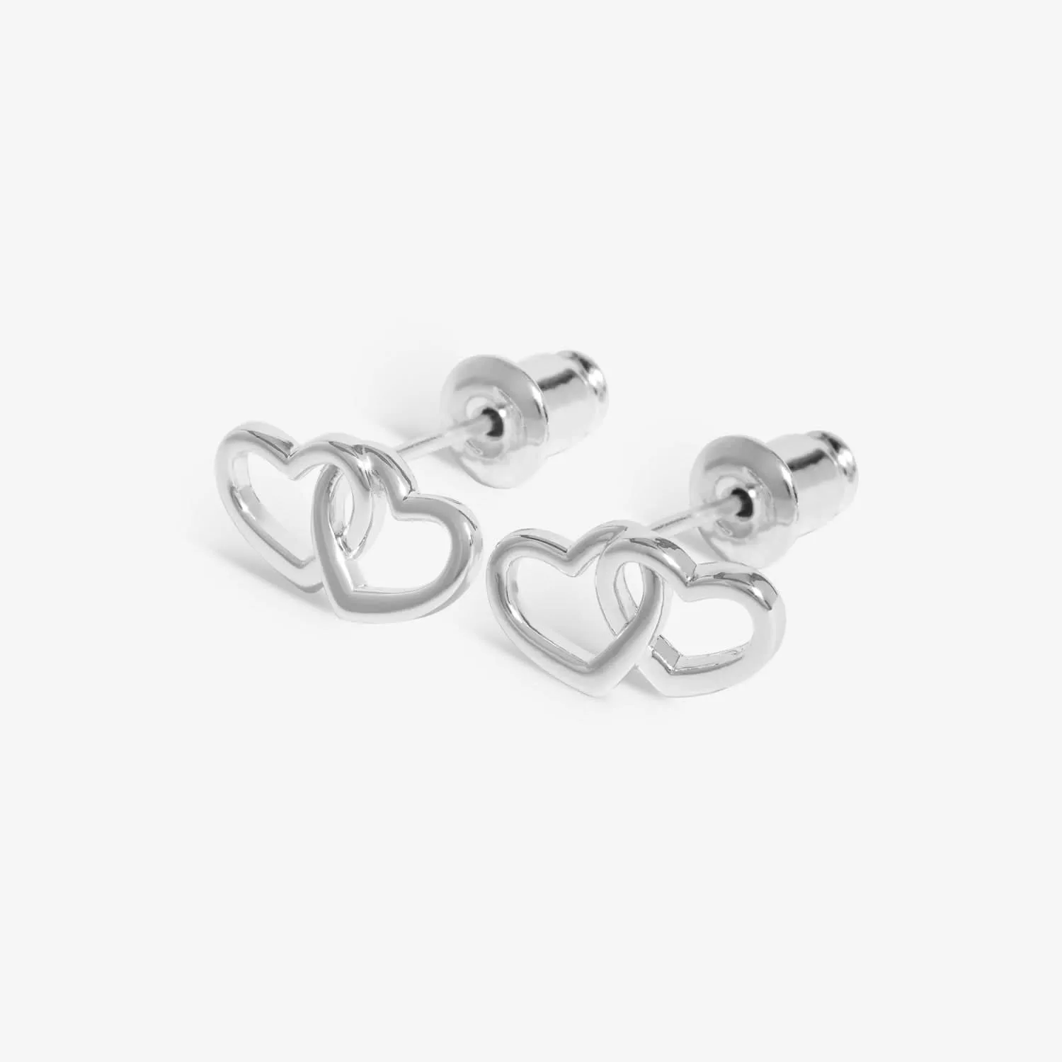 From The Heart Gift Box Friendship Silver Plated Earrings 7683 Joma Jewellery