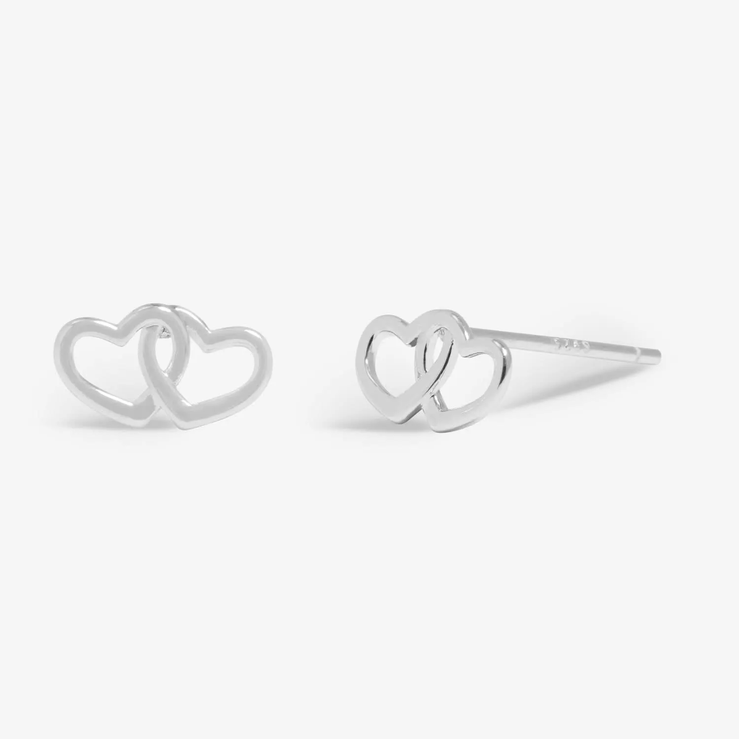 From The Heart Gift Box Friendship Silver Plated Earrings 7683 Joma Jewellery
