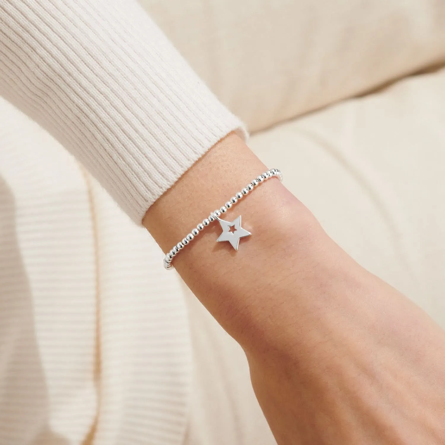 From The Heart Gift Box Happy Birthday Silver Plated Bracelet 7678 Joma Jewellery