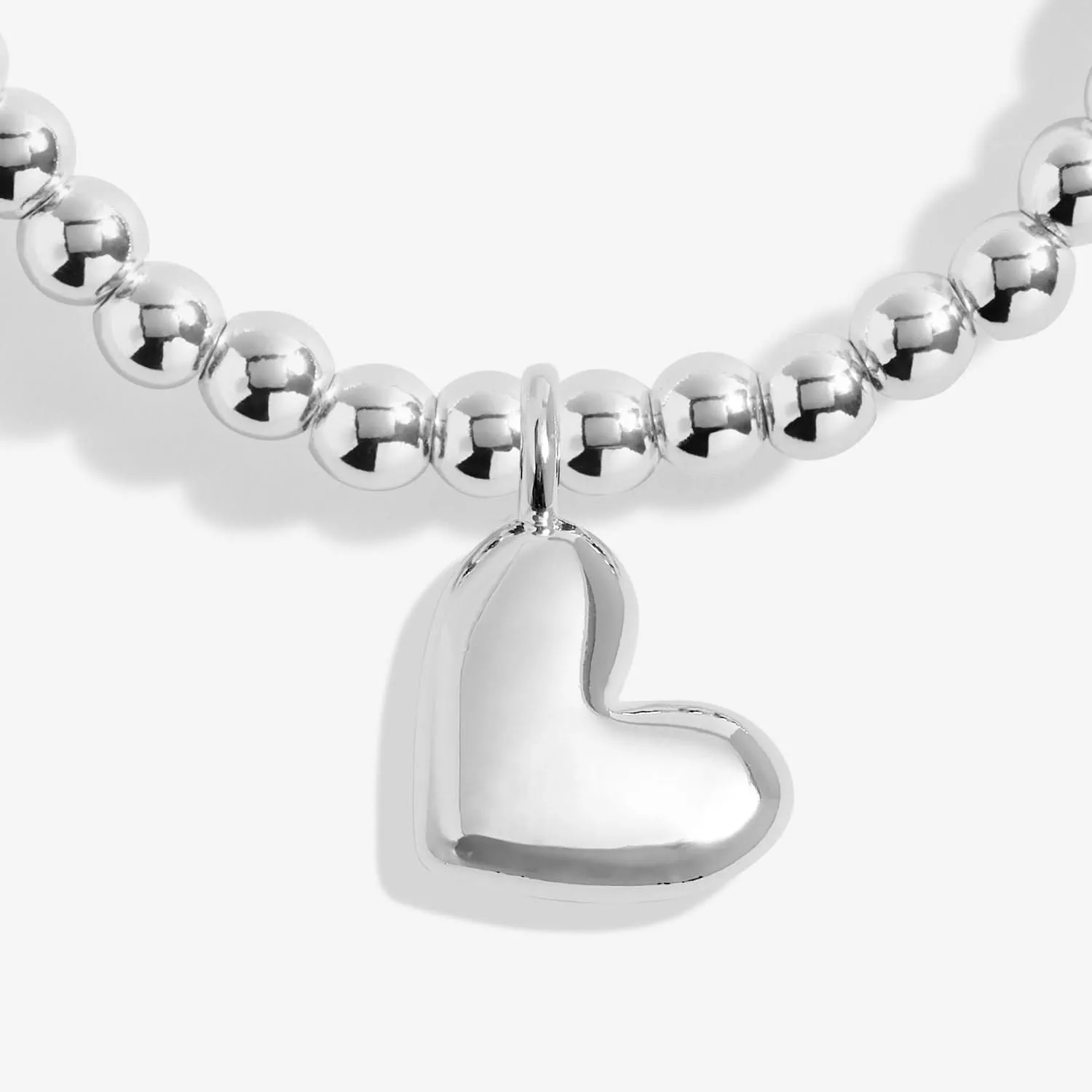 From The Heart Gift Box With Love Silver Plated Bracelet 7680 Joma Jewellery
