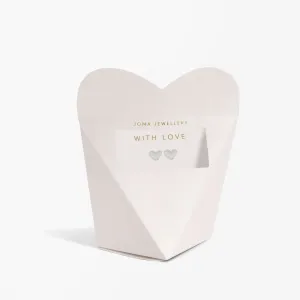From The Heart Gift Box With Love Silver Plated Earrings 7681 Joma Jewellery
