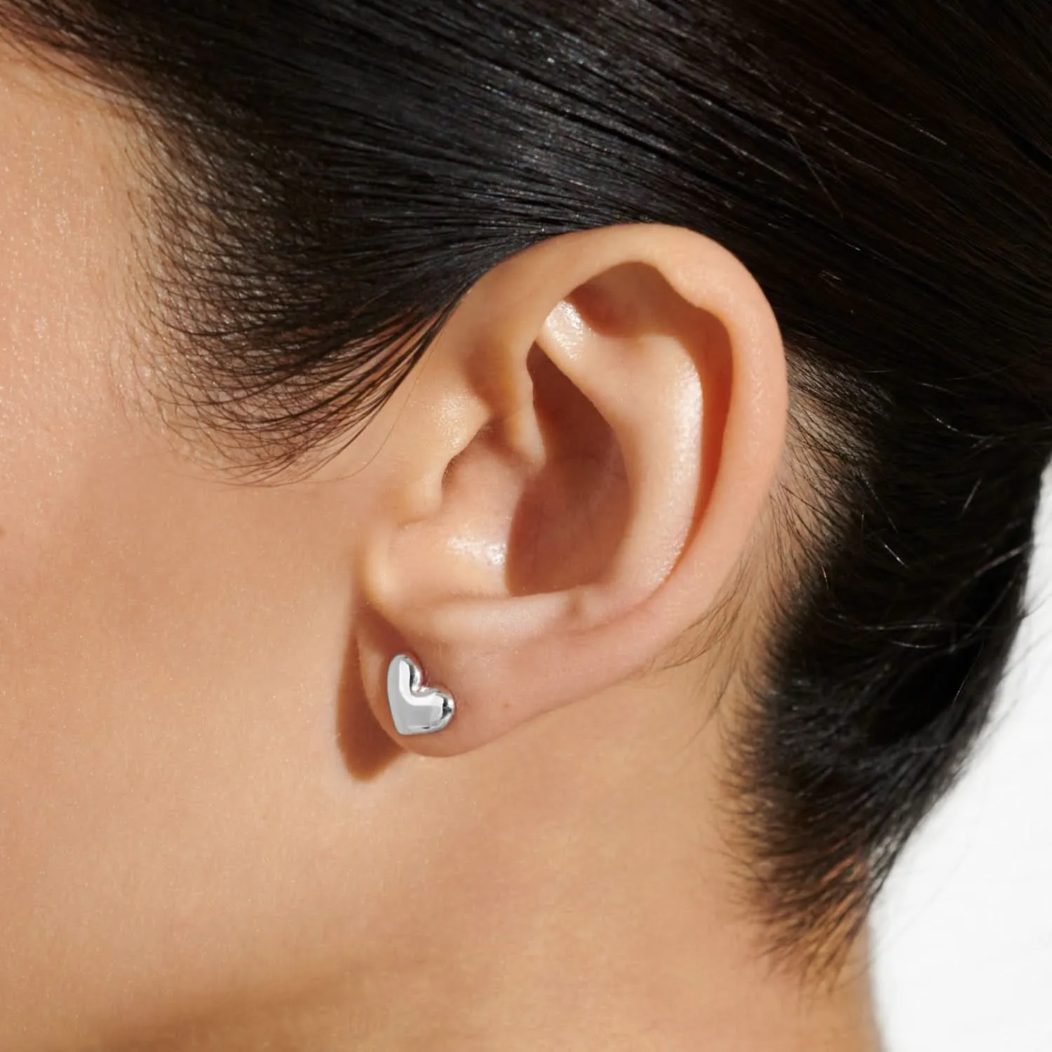 From The Heart Gift Box With Love Silver Plated Earrings 7681 Joma Jewellery