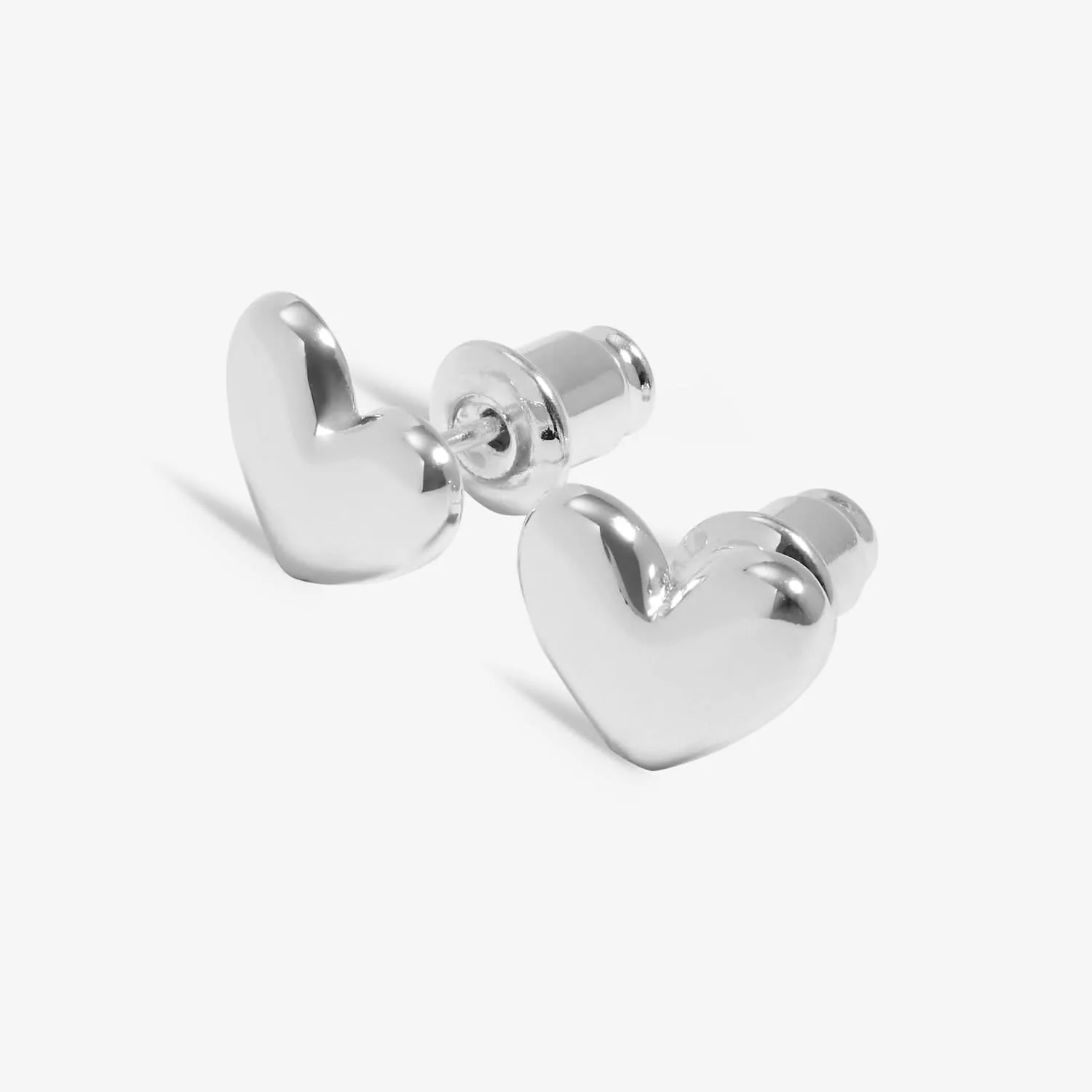 From The Heart Gift Box With Love Silver Plated Earrings 7681 Joma Jewellery