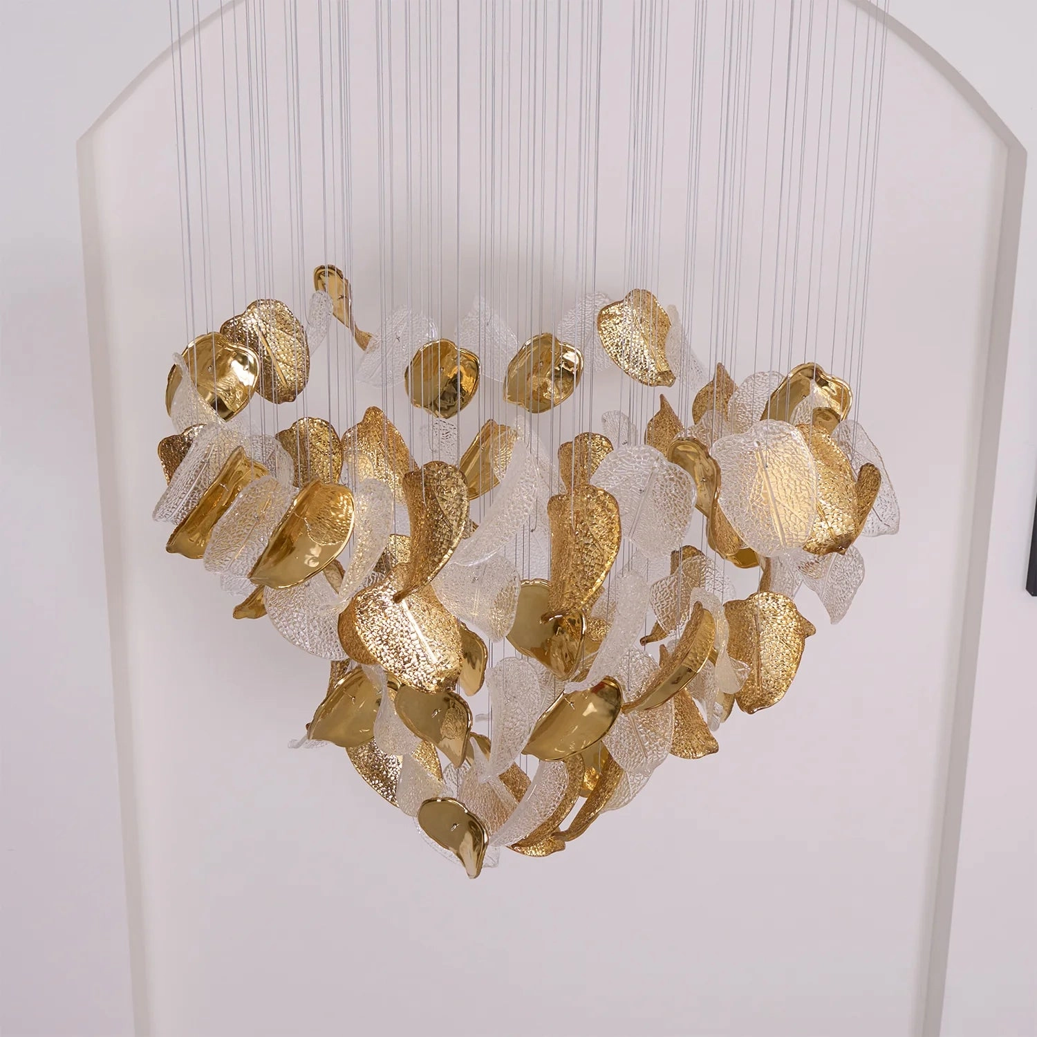 Frozen Leaves Chandelier