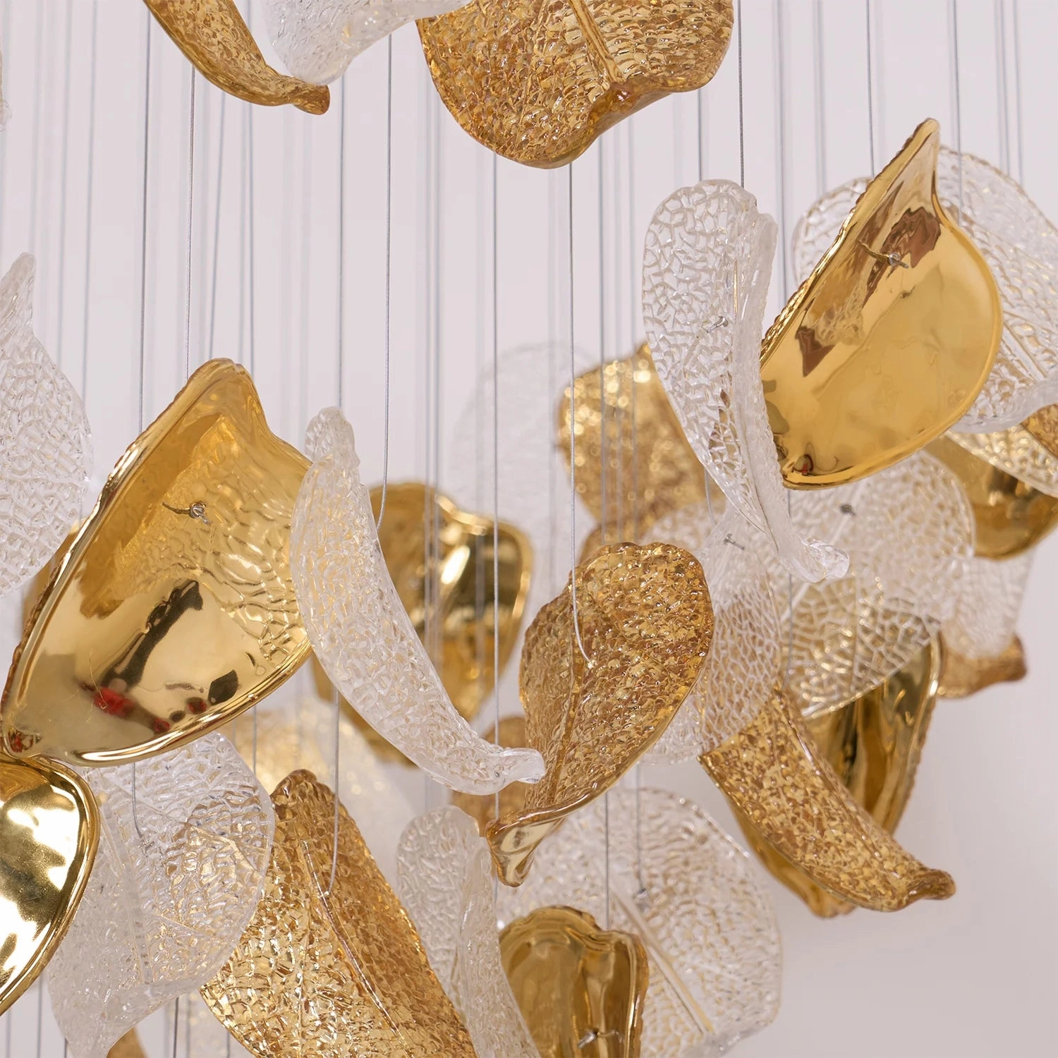Frozen Leaves Chandelier