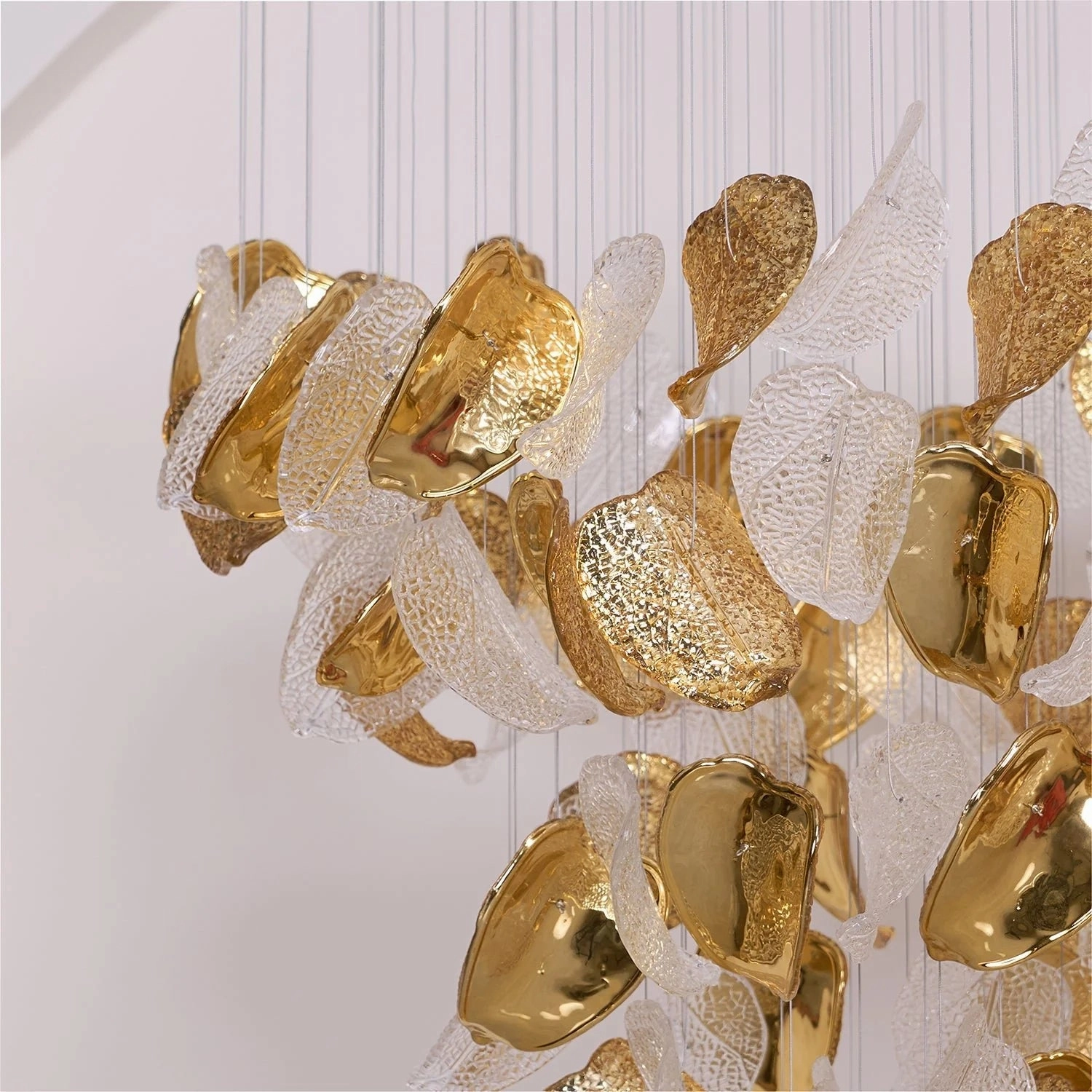 Frozen Leaves Chandelier