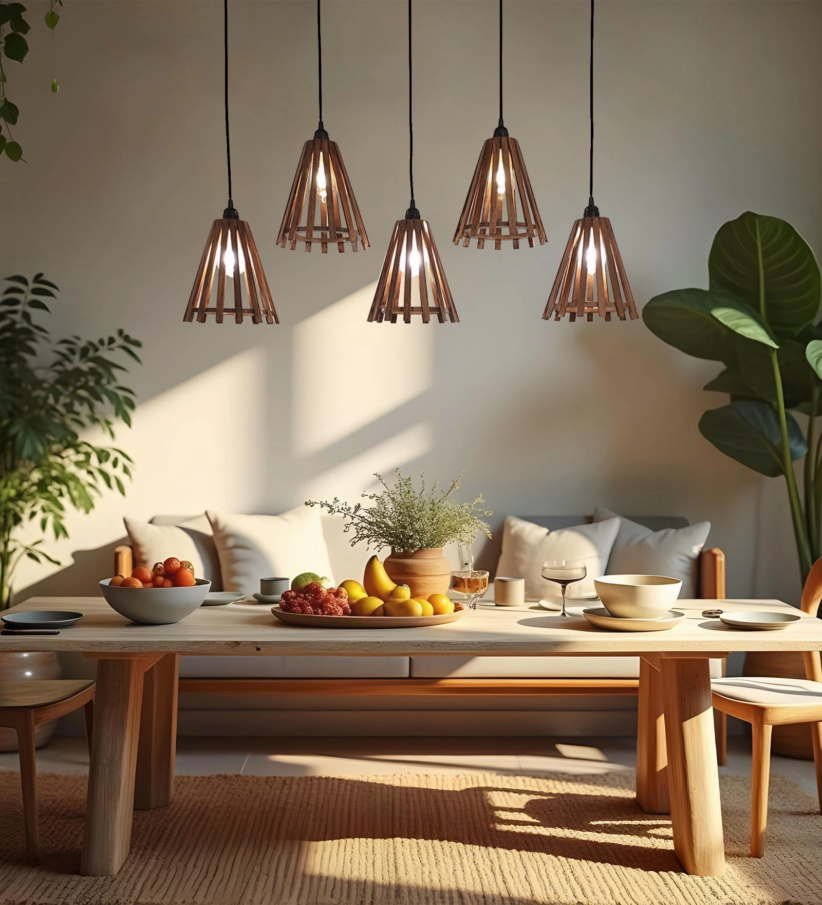 Funnel Brown 5 Series Hanging Lamp (BULB NOT INCLUDED) contemporary ceiling fixture