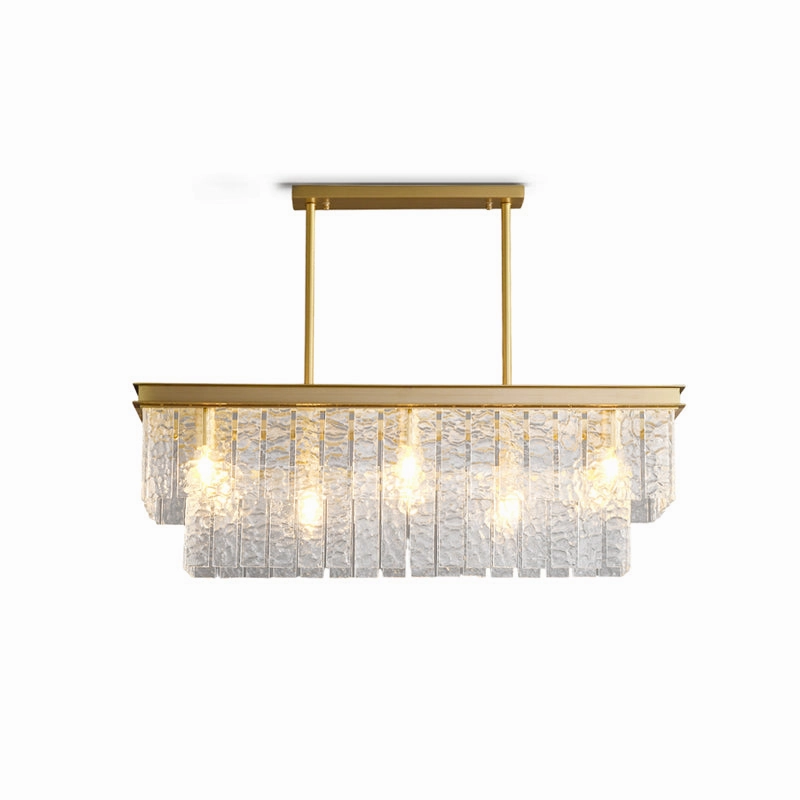 Gaia Square Chandelier flowerpot LED lamp