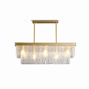 Gaia Square Chandelier flowerpot LED lamp