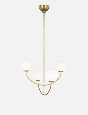 Galassia Chandelier by AERIN vintage desk lamp