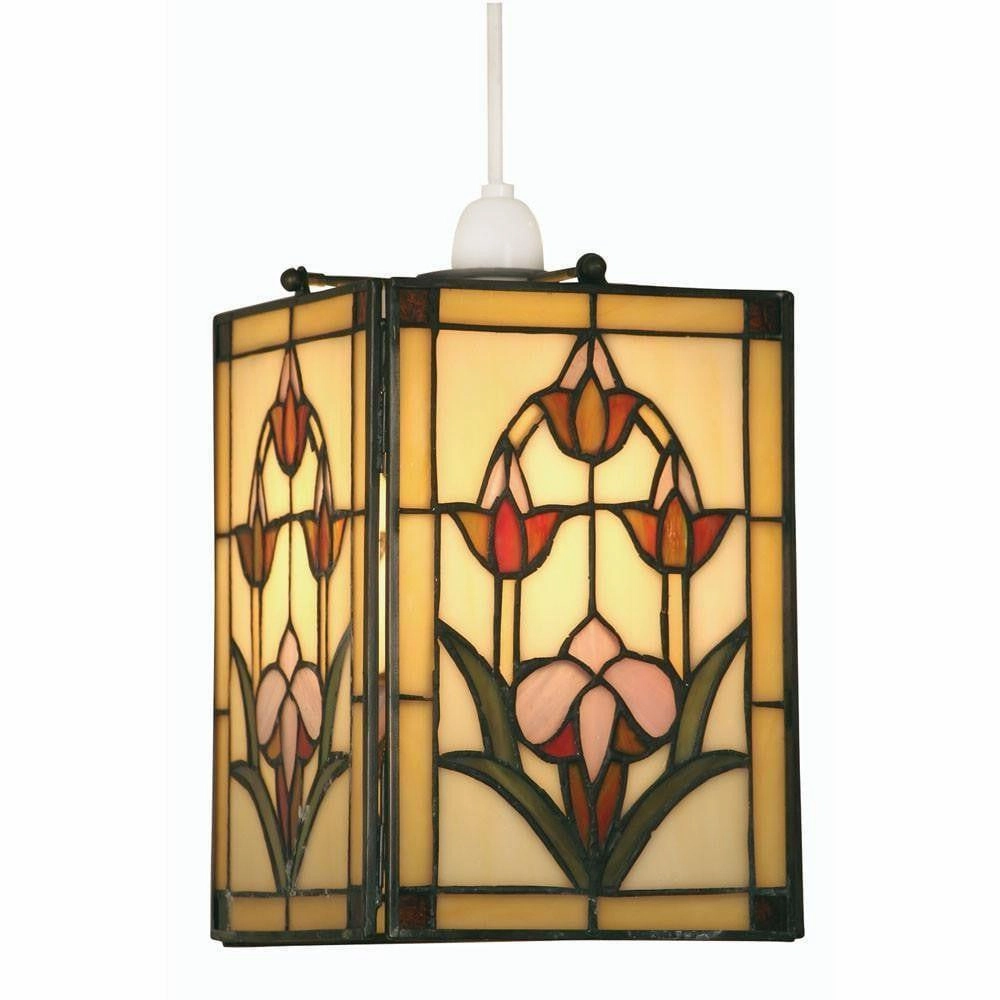 Garden Easy Fit Tiffany Ceiling Lamp Shade simple ceiling design light