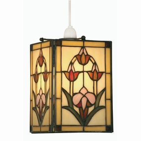Garden Easy Fit Tiffany Ceiling Lamp Shade simple ceiling design light
