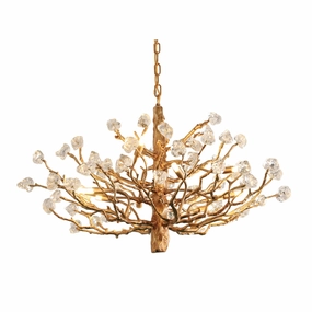 Gemstone Branch Chandelier flowerpot LED lamp