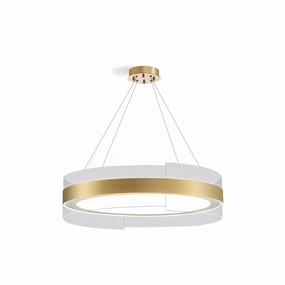 Genevieve Round LED Chandelier flowerpot LED lamp