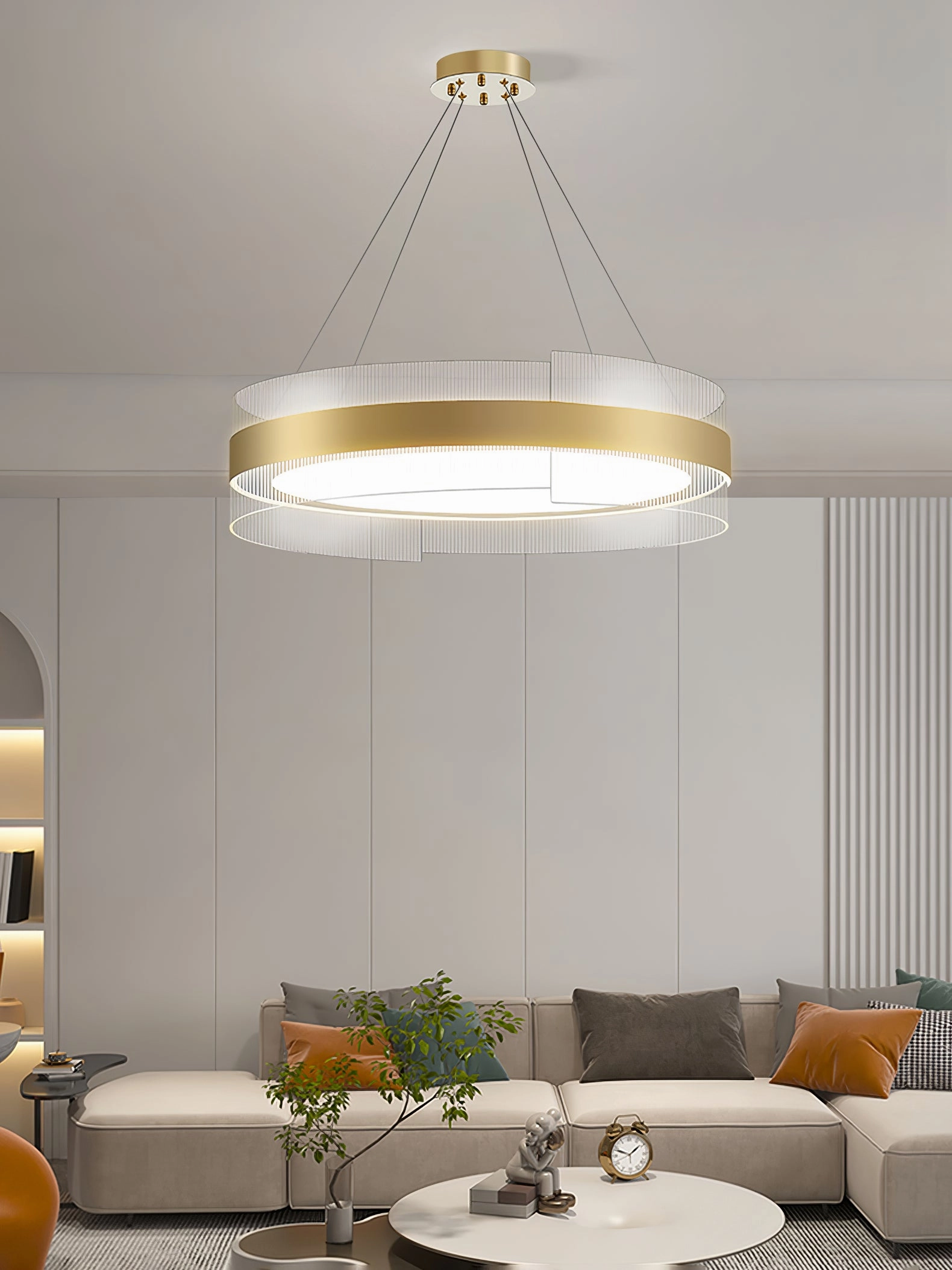 Genevieve Round LED Chandelier