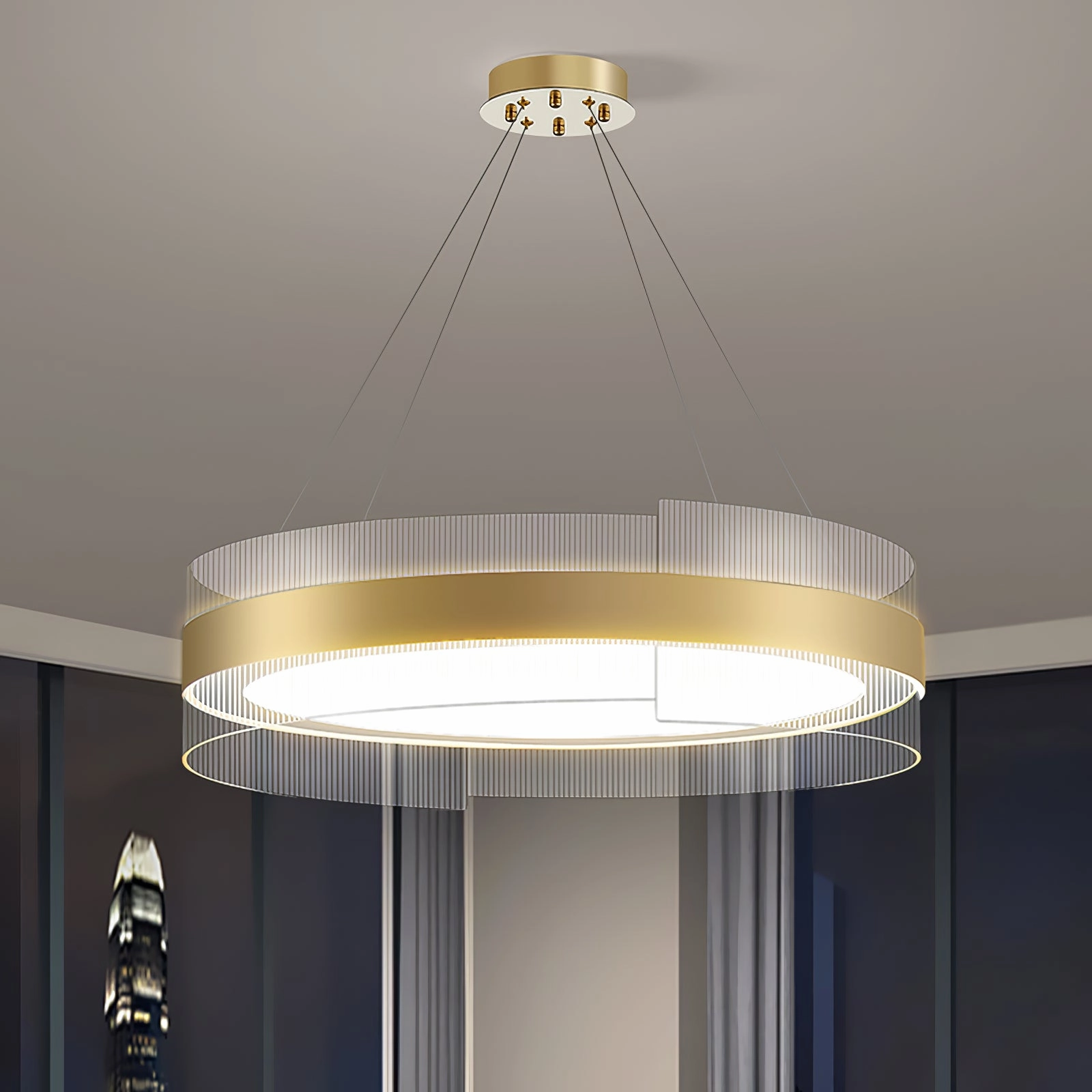 Genevieve Round LED Chandelier