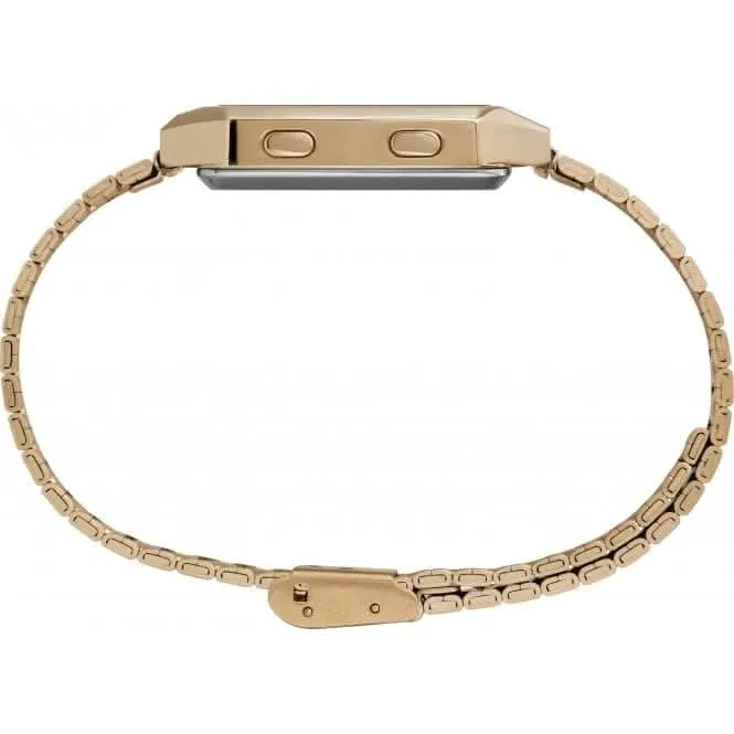 Gents Q Reissue Digital Gold Watch TW2U72500