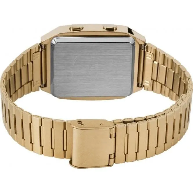 Gents Q Reissue Digital Gold Watch TW2U72500