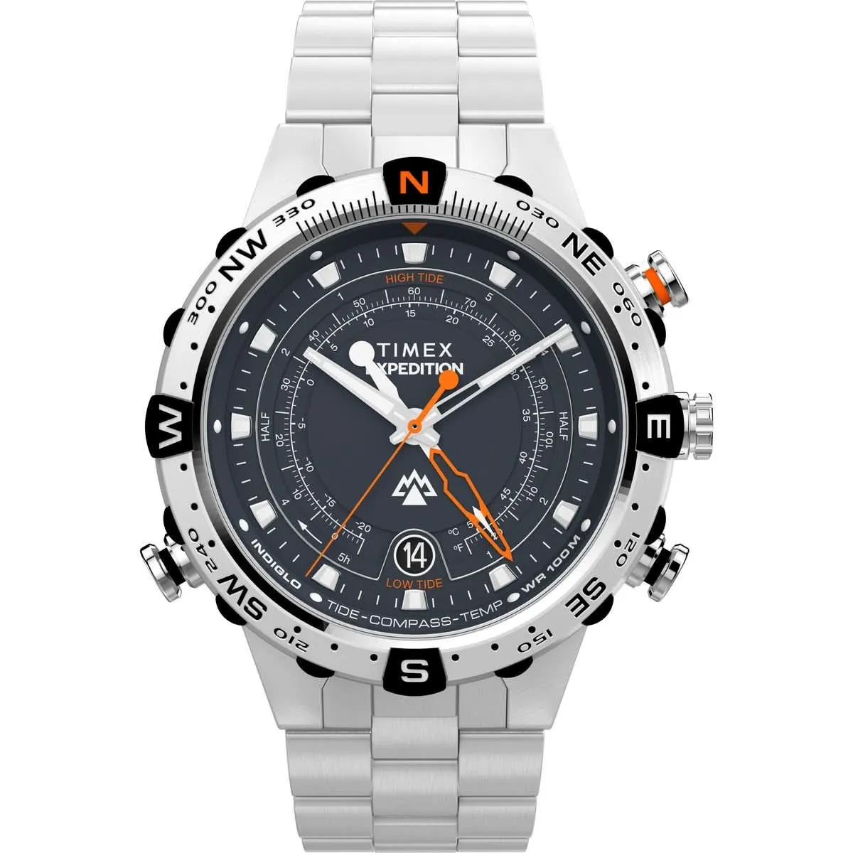 Gents Tide/Temp/Compass Stainless Steel Watch TW2Y12900