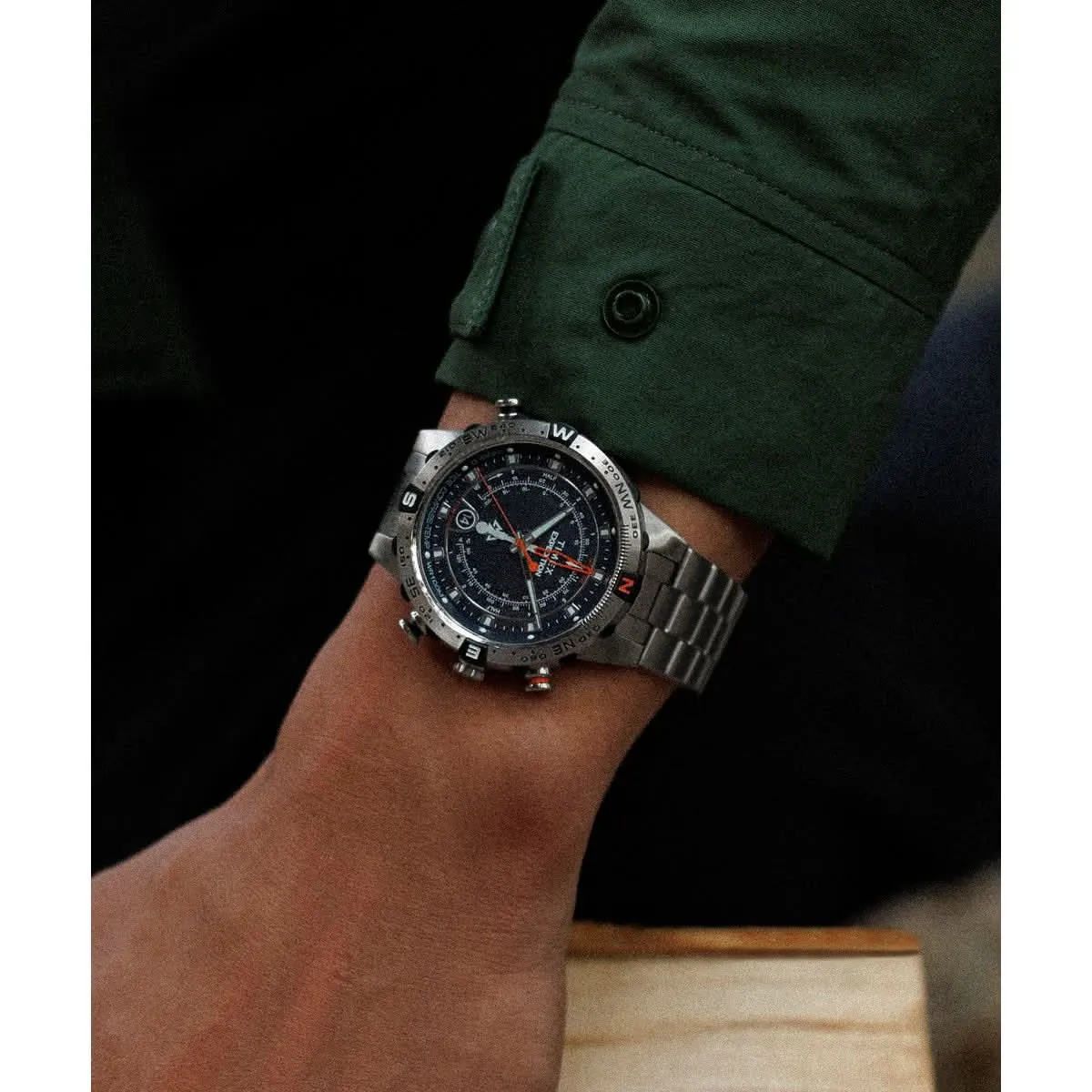 Gents Tide/Temp/Compass Stainless Steel Watch TW2Y12900
