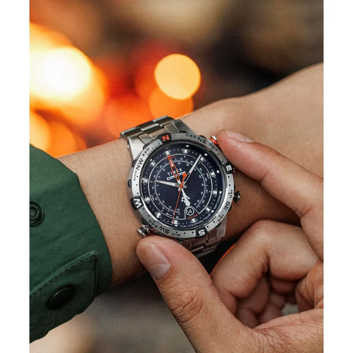 Gents Tide/Temp/Compass Stainless Steel Watch TW2Y12900