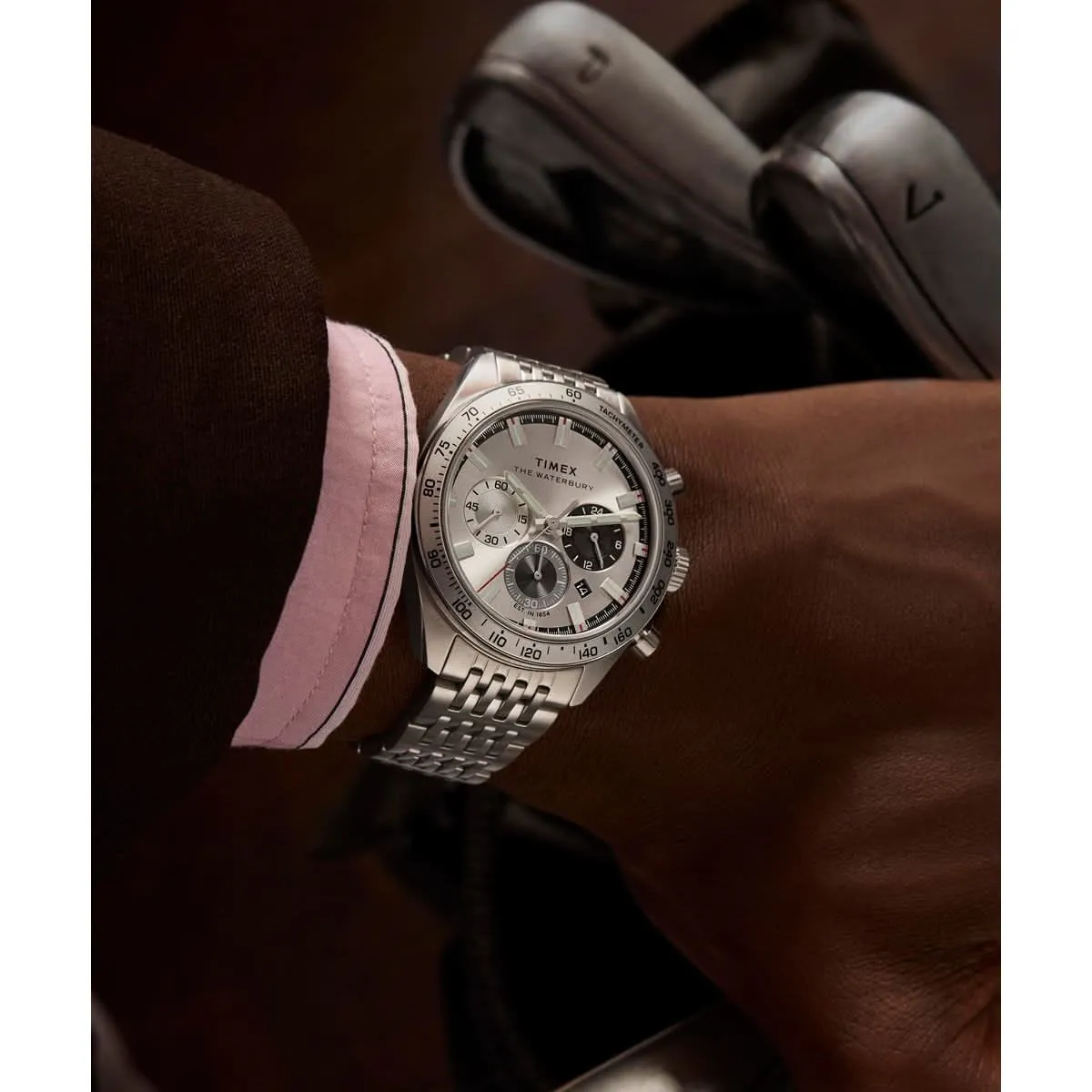 Gents Waterbury Traditional Stainless Steel Watch TW2Y18700