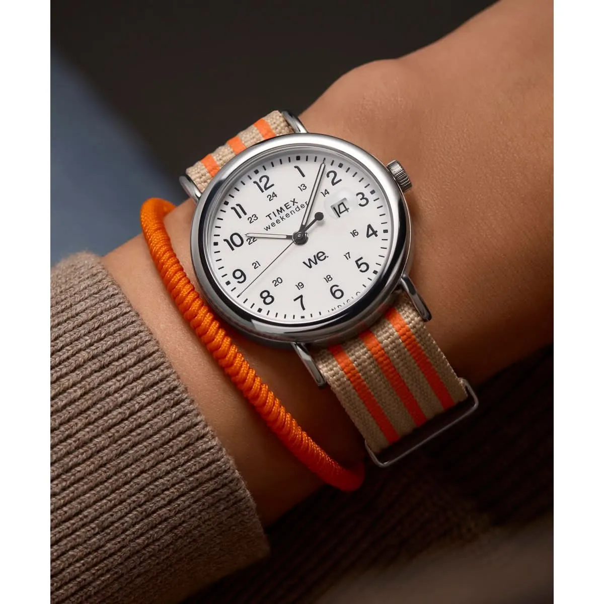 Gents Weekender Main Line Silver Tone Watch TW2Y08900