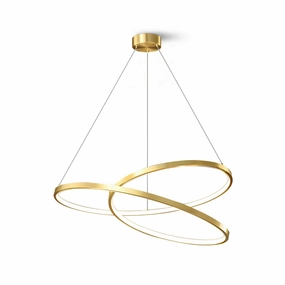 Geometric Curve Chandelier flowerpot LED lamp