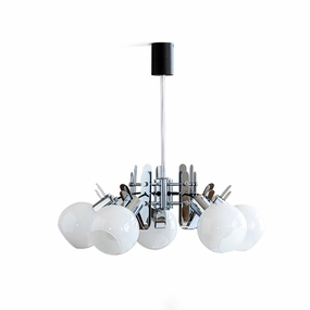 Geometrical Glass Chandelier flowerpot LED lamp