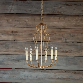 Georgetown Gilded Chandelier rechargeable bedside light