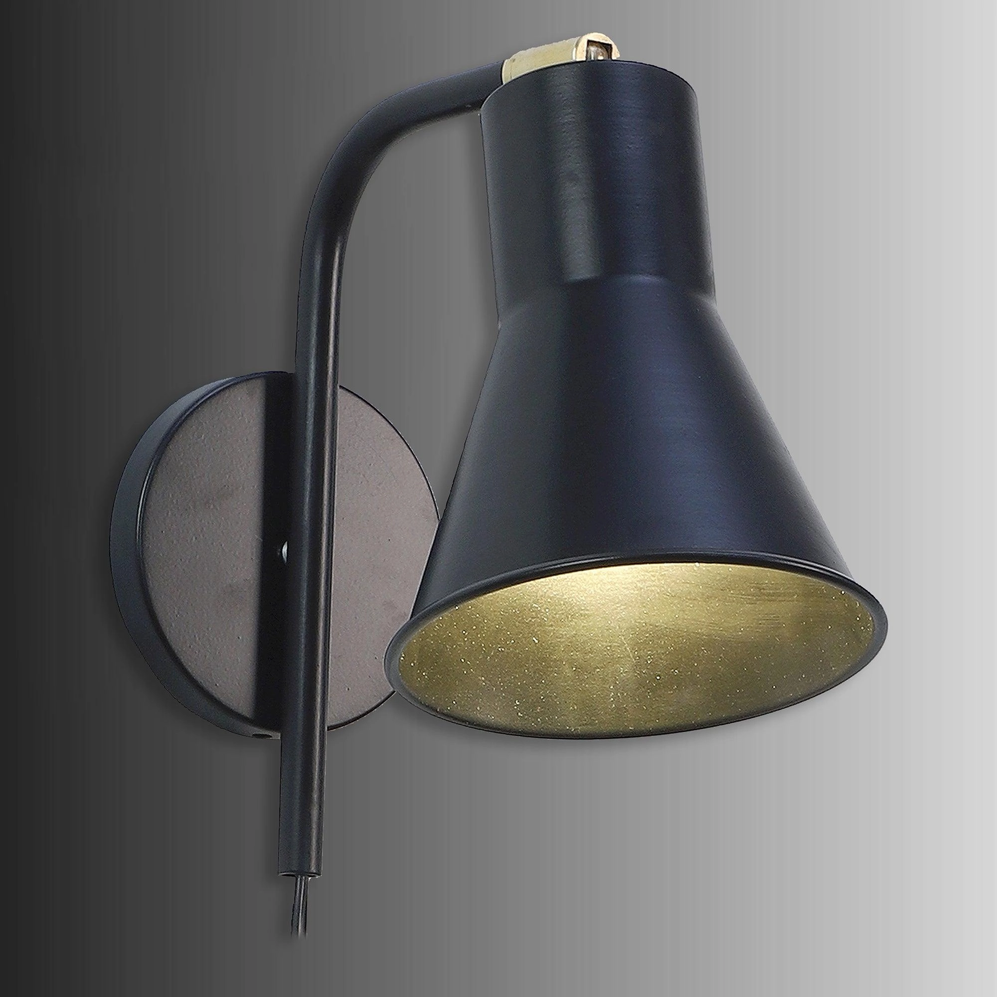 Gilbert Black Metal Wall Light by SS Lightings