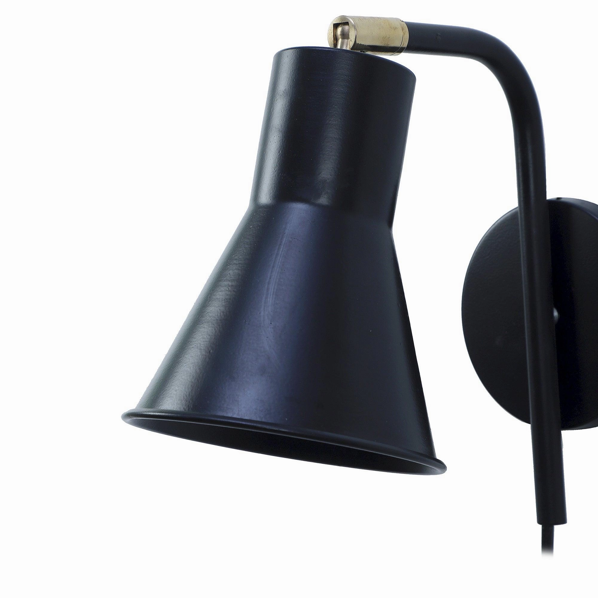Gilbert Black Metal Wall Light by SS Lightings