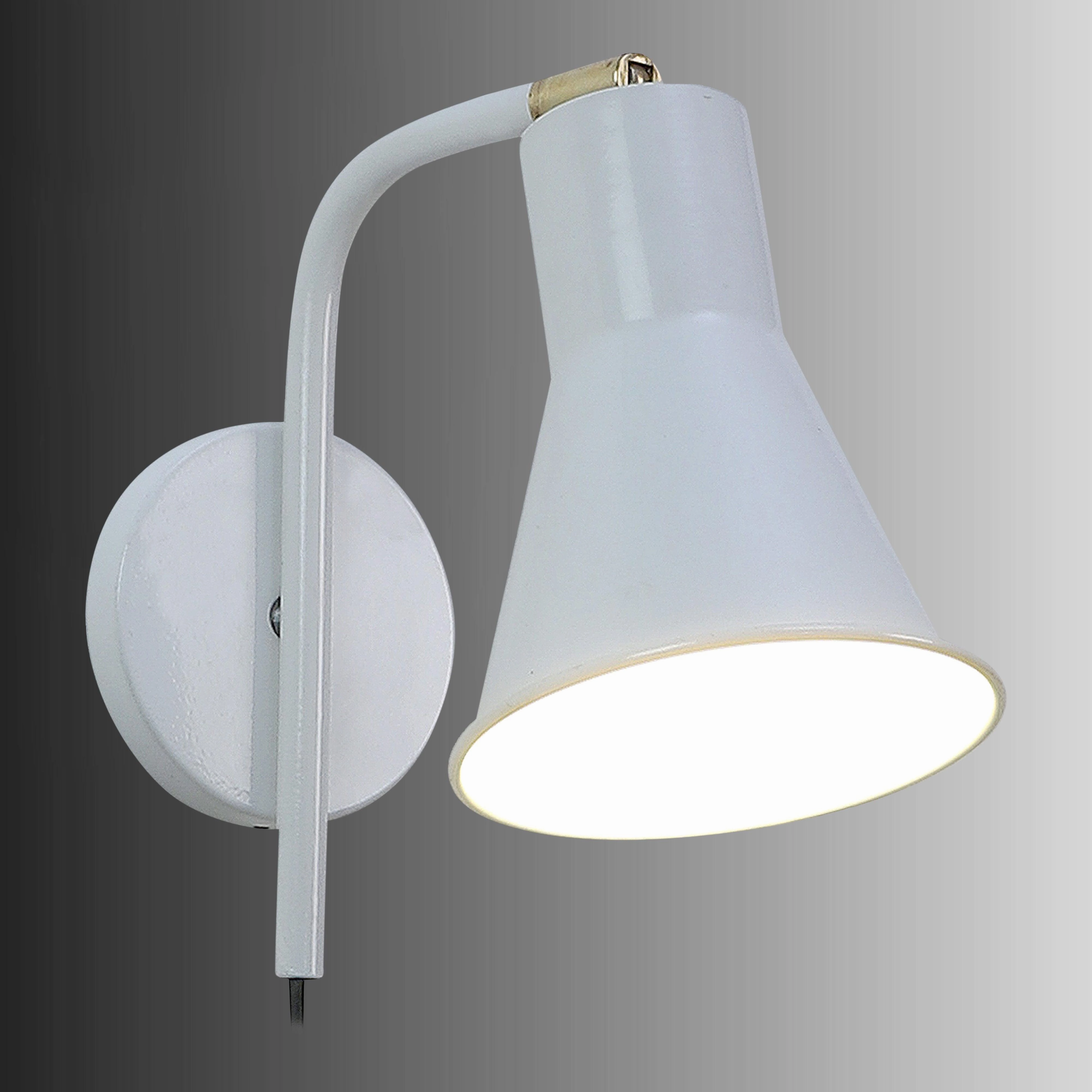 Gilbert White Metal Wall Light by SS Lightings