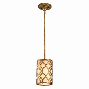 Gilded Nola Arabella 1 Light Gold Duo-Mount Mini Pendant minimalist ceiling light
