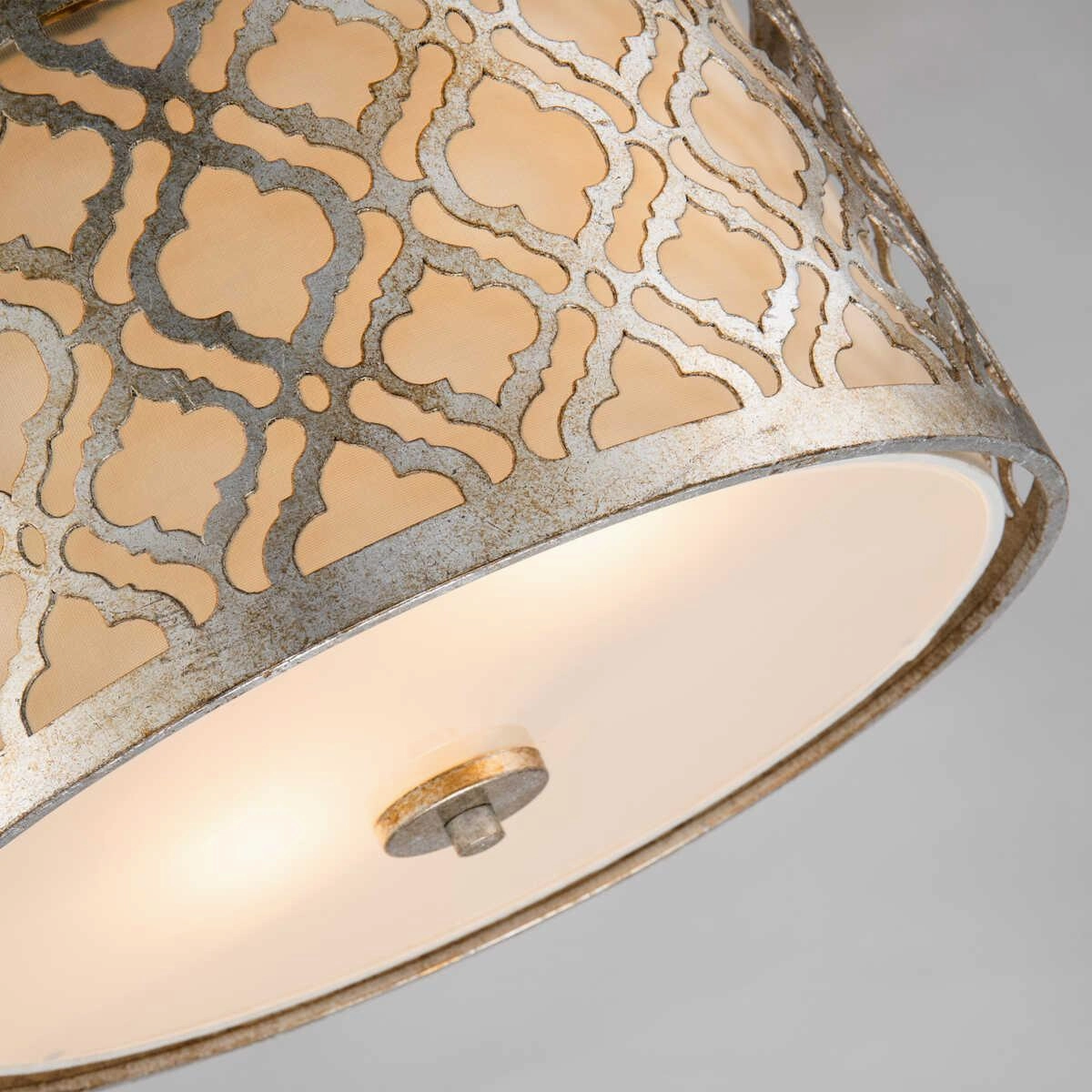 Gilded Nola Arabella 2 Light Gold Duo-Mount Medium Pendant