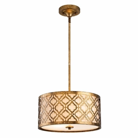 Gilded Nola Arabella 2 Light Gold Duo-Mount Medium Pendant minimalist ceiling light