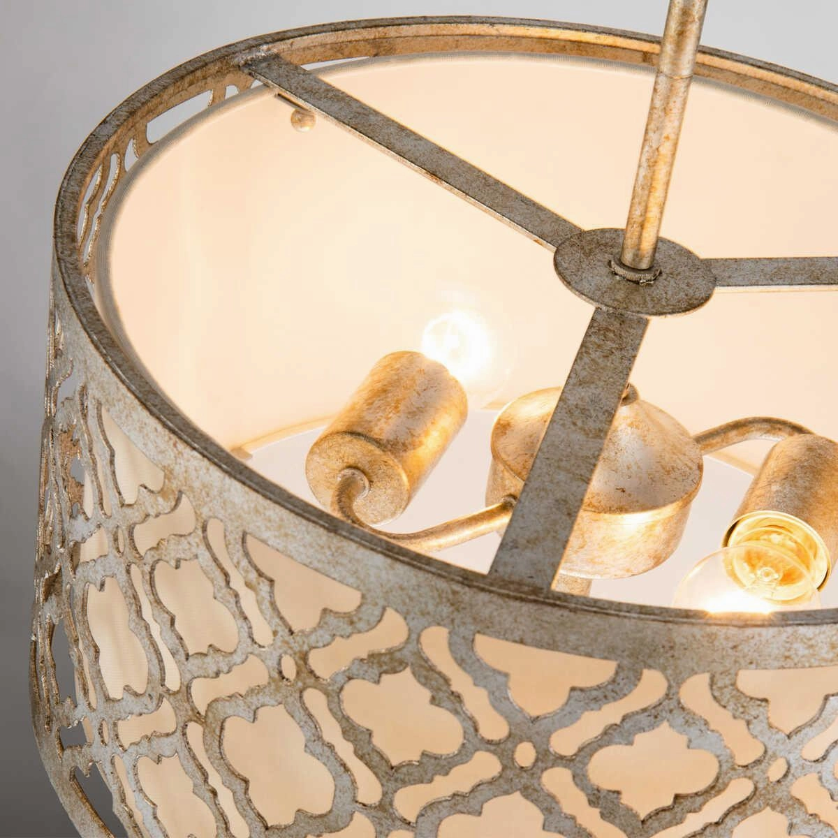Gilded Nola Arabella 2 Light Gold Duo-Mount Medium Pendant