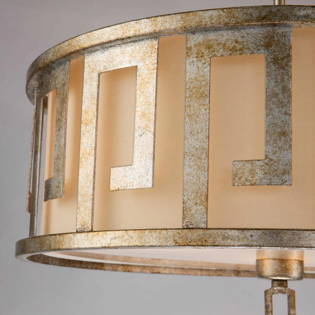 Gilded Nola Lemuria 3 Light Gold Duo-Mount Large Pendant