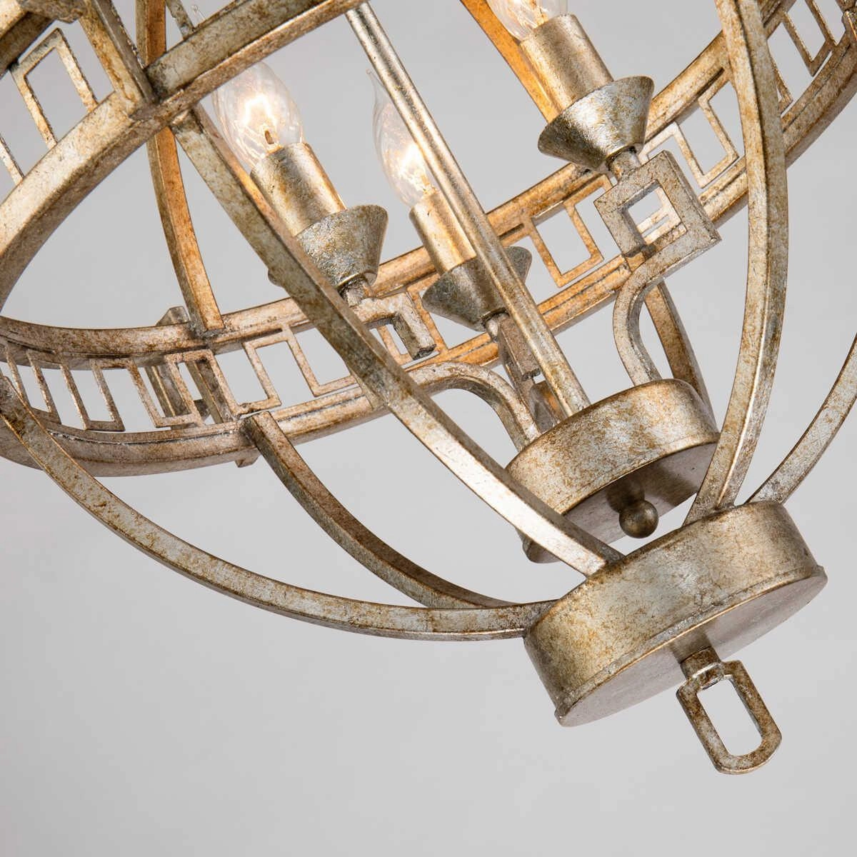 Gilded Nola Lemuria 3 Light Gold Globe Ceiling Pendant