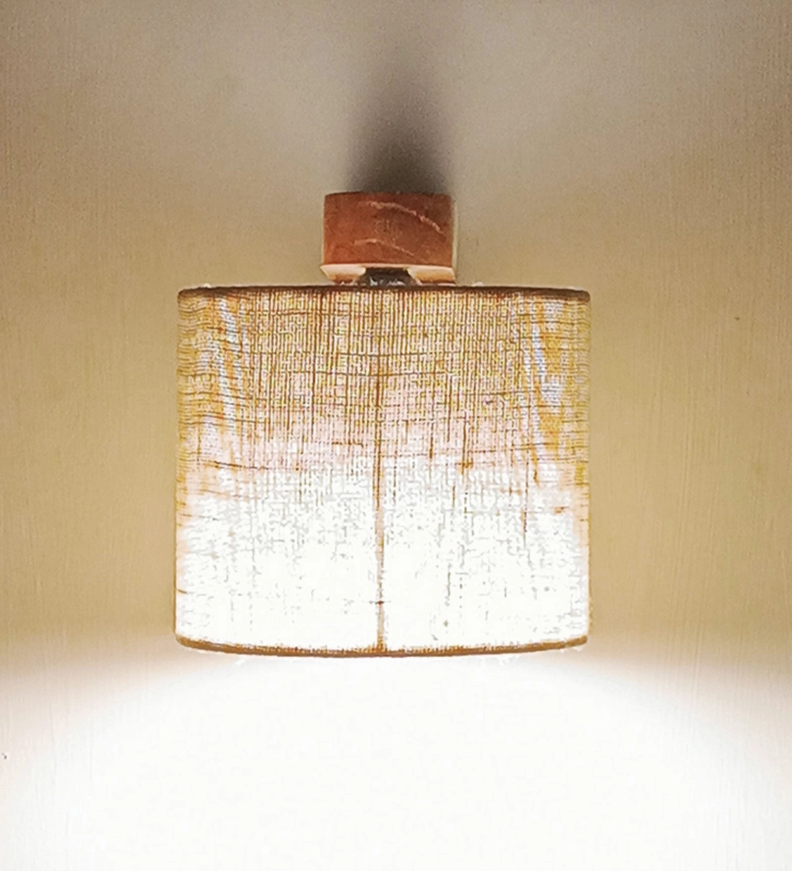 Gimli Brown Wooden Wall Light (BULB NOT INCLUDED)