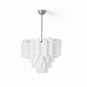 Glacier Tubular Chandelier flowerpot LED lamp