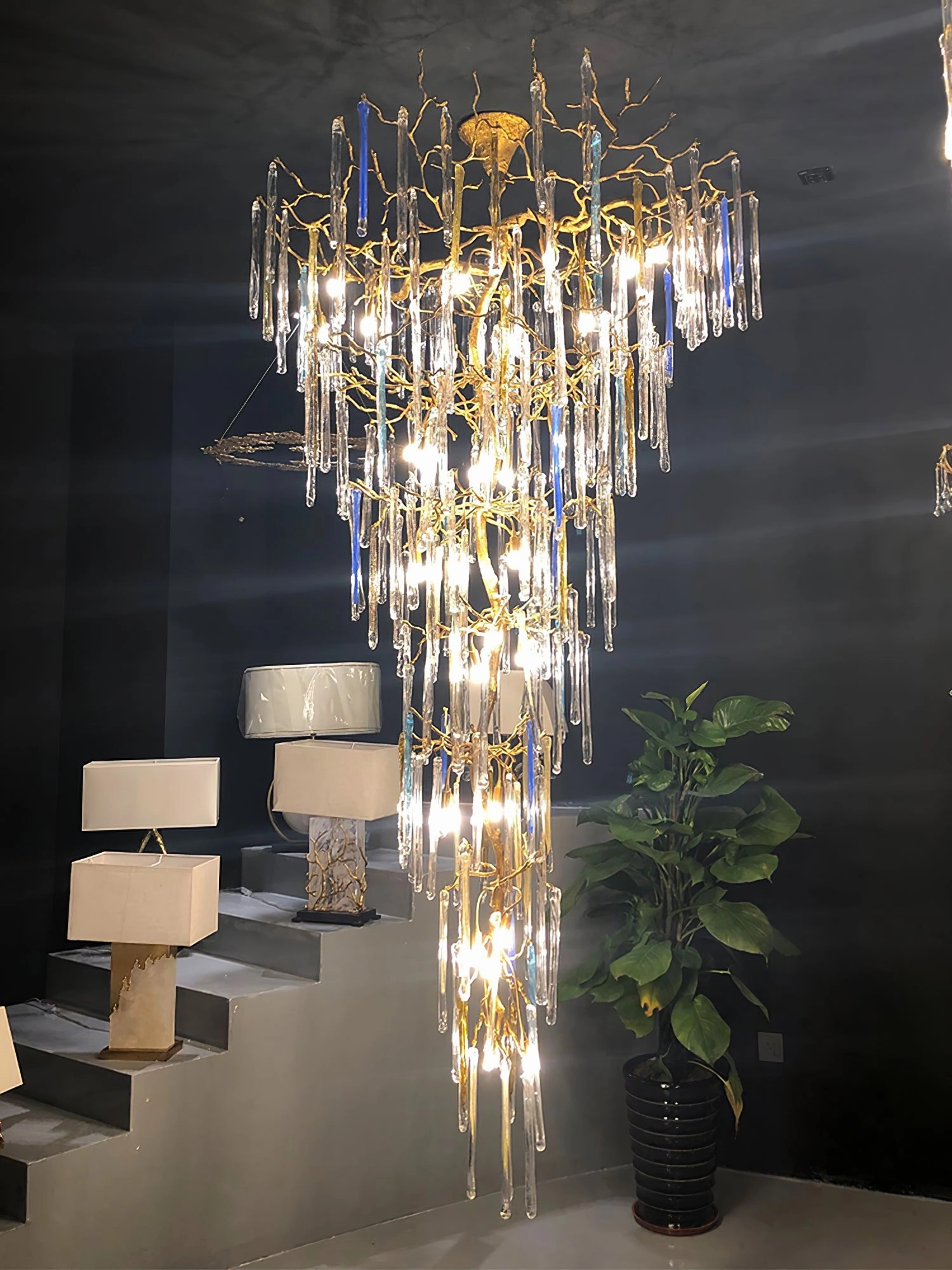 Glamour Glaze Chandelier