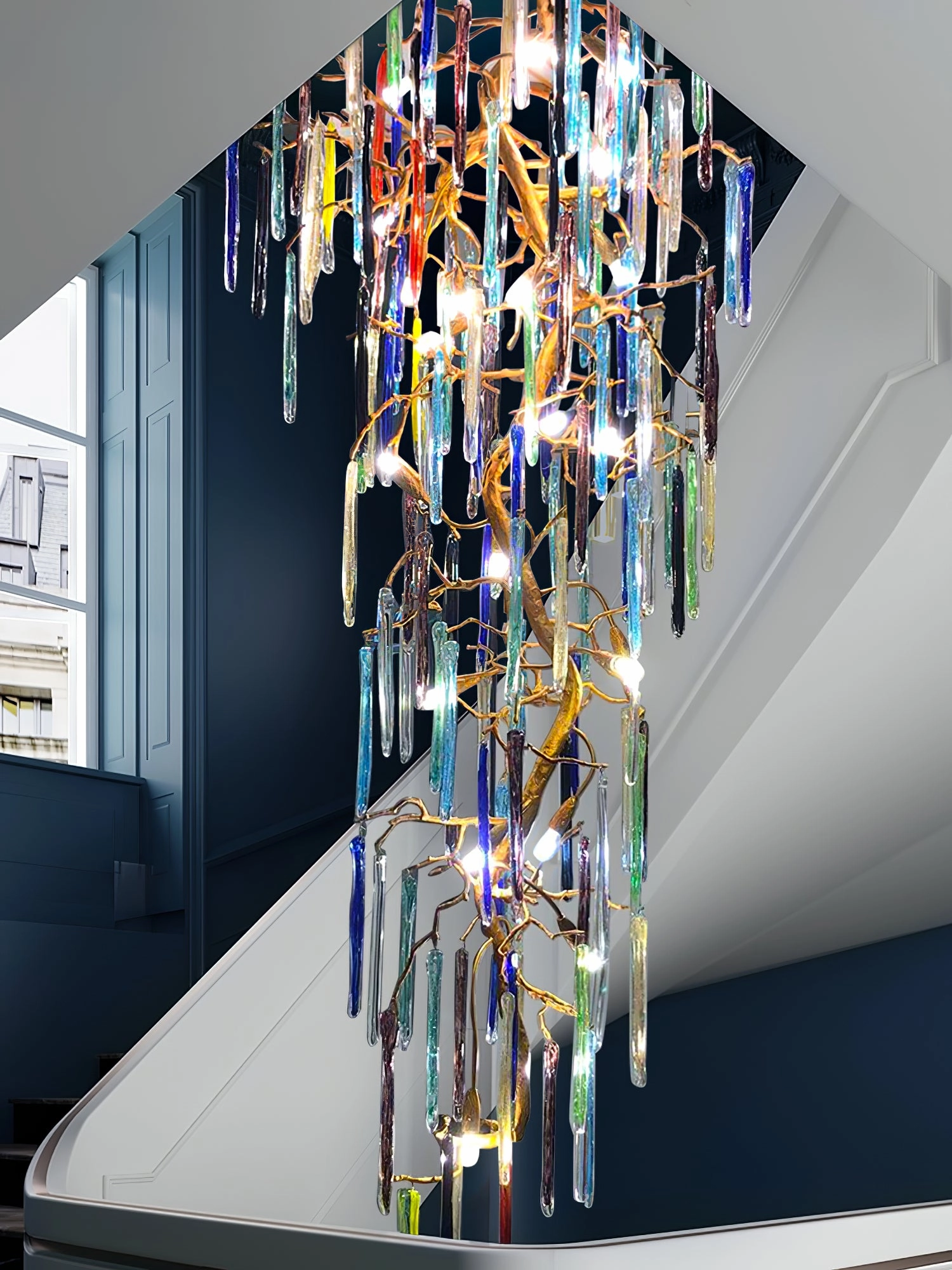 Glamour Glaze Chandelier